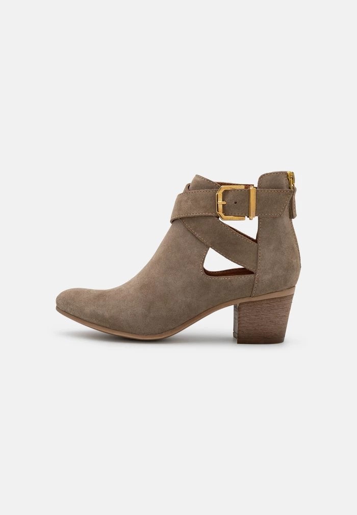 Bottines ANNA FIELD Anna Field Cuir Grise Marron Femme | SAQ-3600782